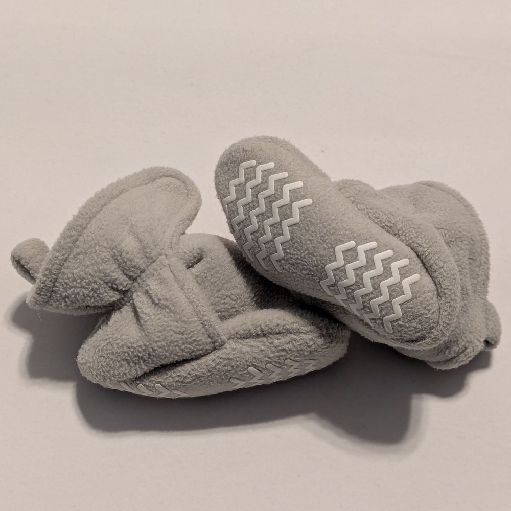 Hudson Baby Soft Gray Booties